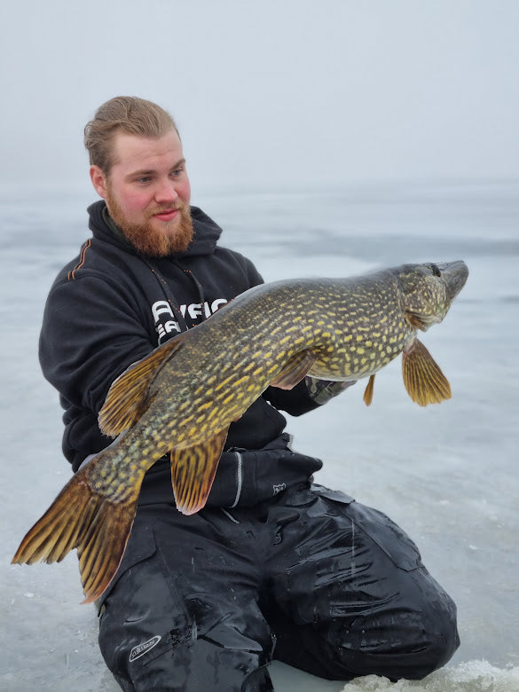 Ice-fishing in Sweden
