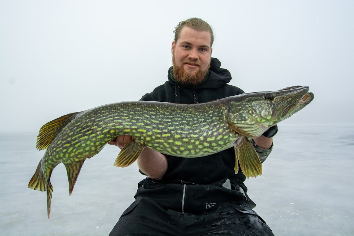 Ice-fishing in Sweden
