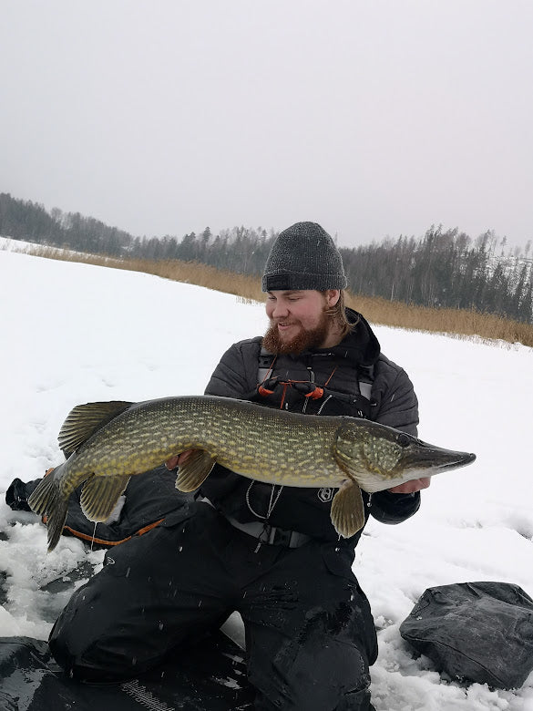 Ice-fishing in Sweden