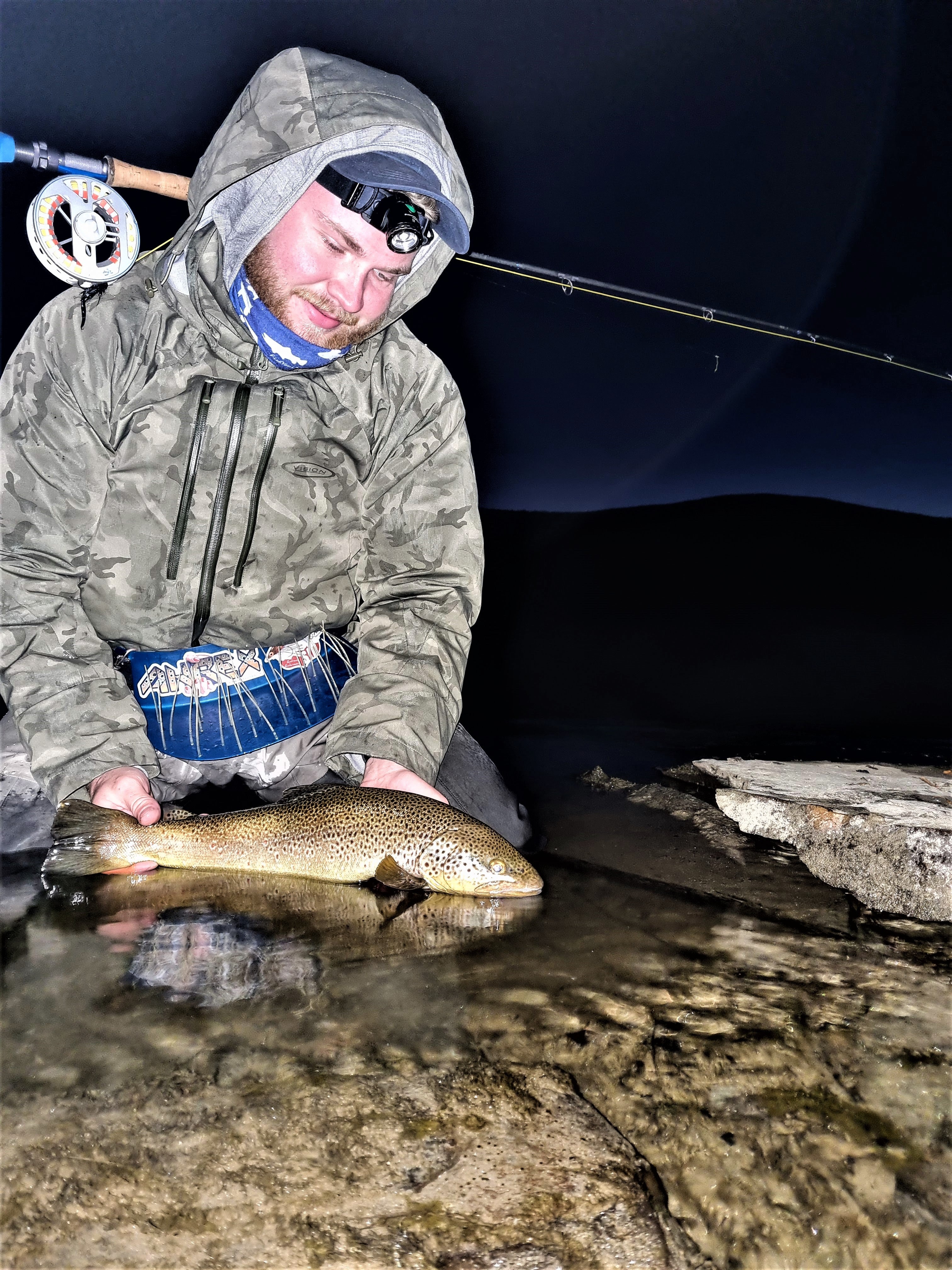 Fishing in Lapland, Sweden