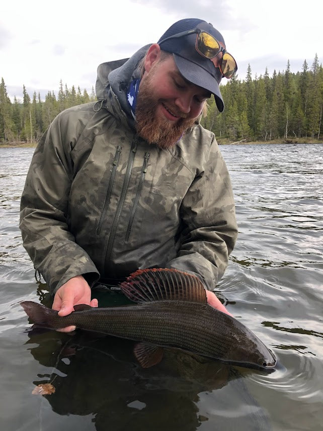 Fishing in Lapland, Sweden