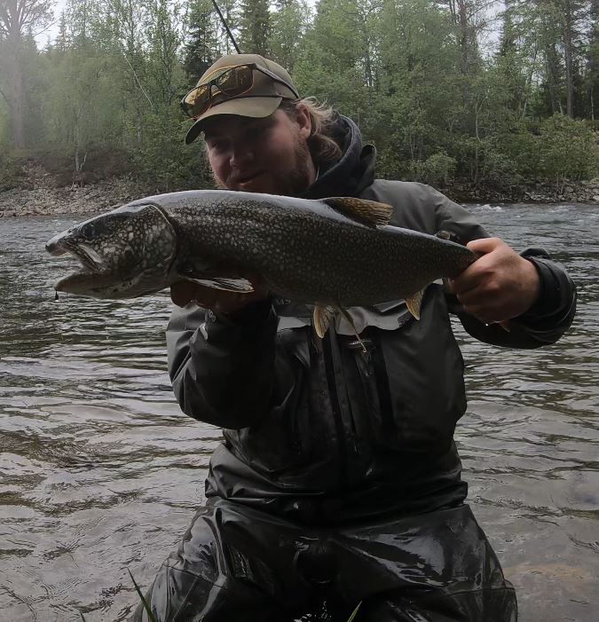 Fishing in Lapland, Sweden
